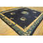 Tapis antique bleu, ivoire, beige, blanc, crème, en laine, noué à la main, des années 1920
