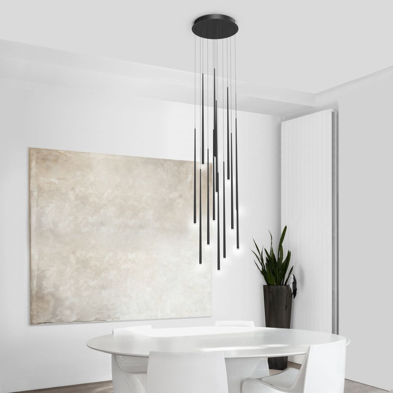 1 - Light Simple Cone LED Pendant, White