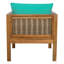 Ensemble de fauteuils d'extérieur confortables et verdoyants, chaise longue de patio avec coussins-134894707