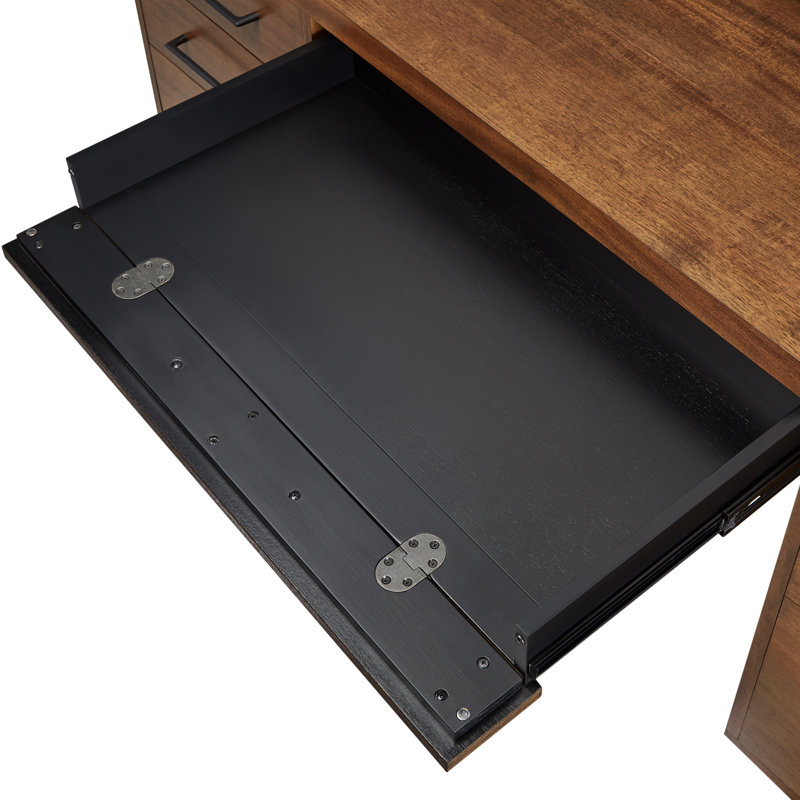 Bureau double caisson en bois Annalaya