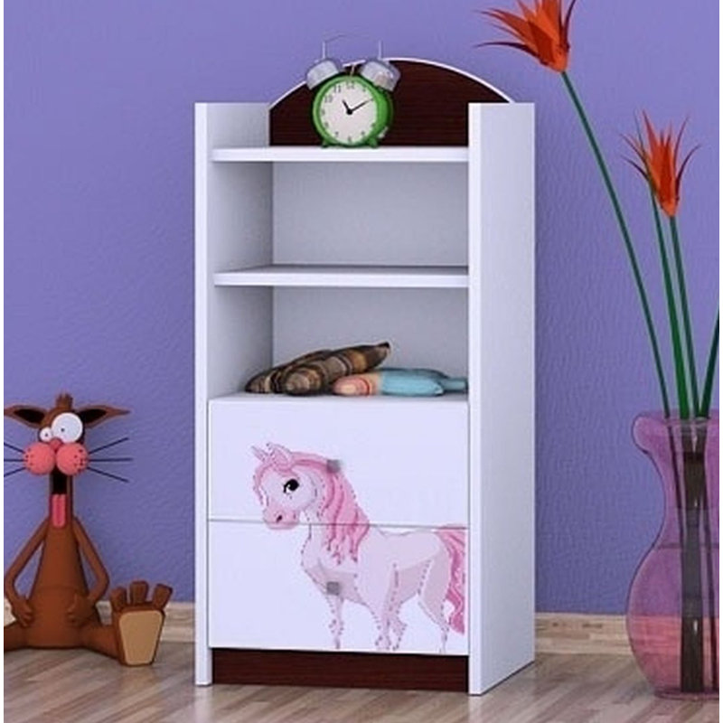 Karen 96cm H X 45cm W Animals Kids Cube, Wenge