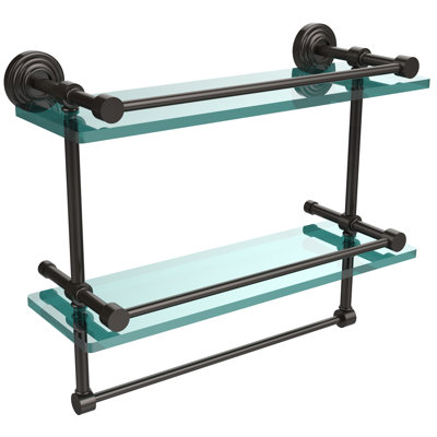 Étagère 2 pièces avec barre à serviettes Beresford