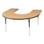 Table d'activité 60 "x 66" en forme de T avec pieds réglables-592723505-592723513-538156477