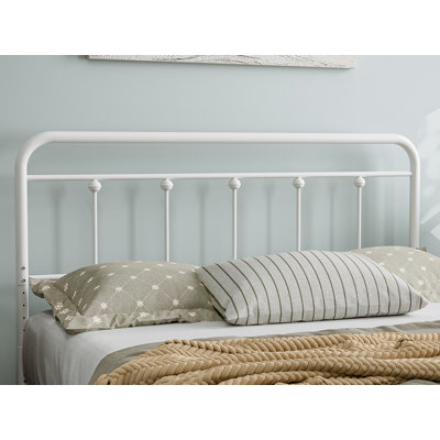 Tête de lit en métal August Grove® - Hauteur réglable - Style victorien campagnard