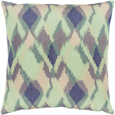 Ikat Cotton Blend Pillow Cover