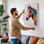 Chromatic Horse Modern - Wrapped Canvas-506602052-506602057