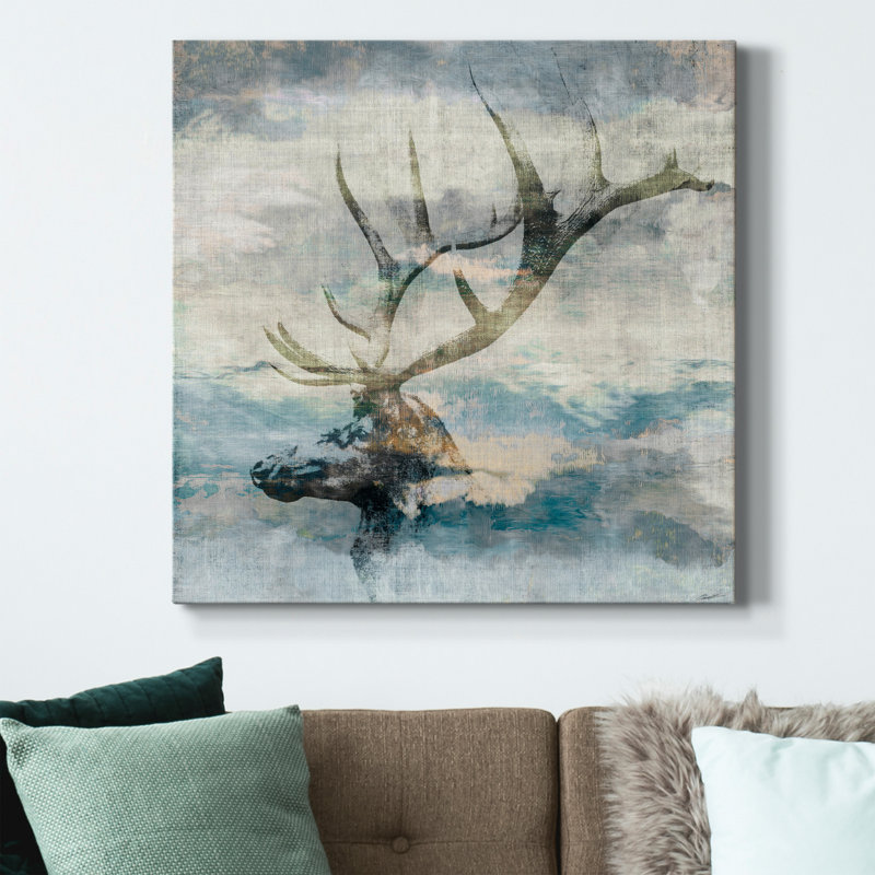 Wyoming II - impression sur toile tendue, H 24 po x l 24 po x P 1 po