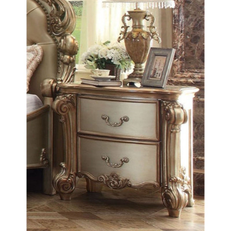 Stuckey 34.25'' W Solid Wood Nightstand