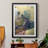 Monet's Landscape VI - Fine Art Reproduction, Matted and Framed Under Acrylic Glass, Large Living Room Wall Art-995970170-995970169