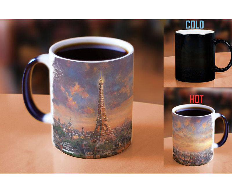 Verres à changement de chaleur Thomas Kinkade Paris City of Love - 11 oz