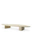 Outdoor Coffee Table Aurore Faux Travertine