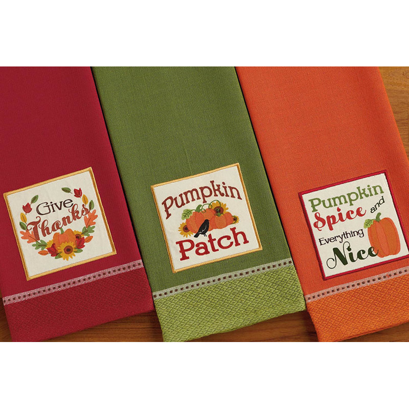 Cotton Embroidered Dish Cloth Kitchen Towel