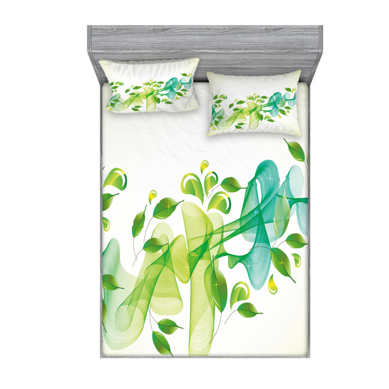 Microfiber Floral Sheet Set