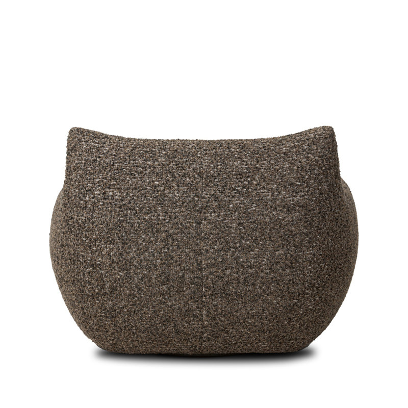 Margot Swivel Armchair, Ivan Granite Boucle