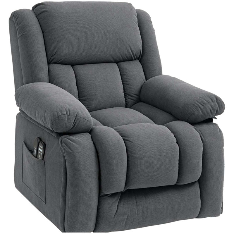 Fauteuil inclinable électrique avec massage par vibration et chauffage lombaire pour un confort et une détente ultimes