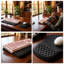 Ergonomic Wrist Rest and Mouse Pad Set – Memory Foam Support, Massage Texture, Non-Slip Base – Ideal for Office, Gaming, Typing – Black