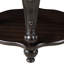 Table de meuble ronde de 22 po, bois massif et tablette, rehaussement du salon, construction facile à mettre en valeur, assemblage simple requis