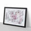 A Pretty Pink Cherry Blossom Tree in Abstract - Picture Frame Painting Print on MDF-55629006-55629004