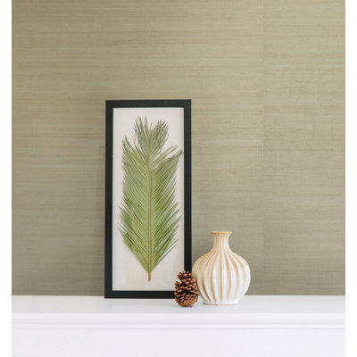 Beier Grasscloth 24' x 36" Gingham Wallpaper