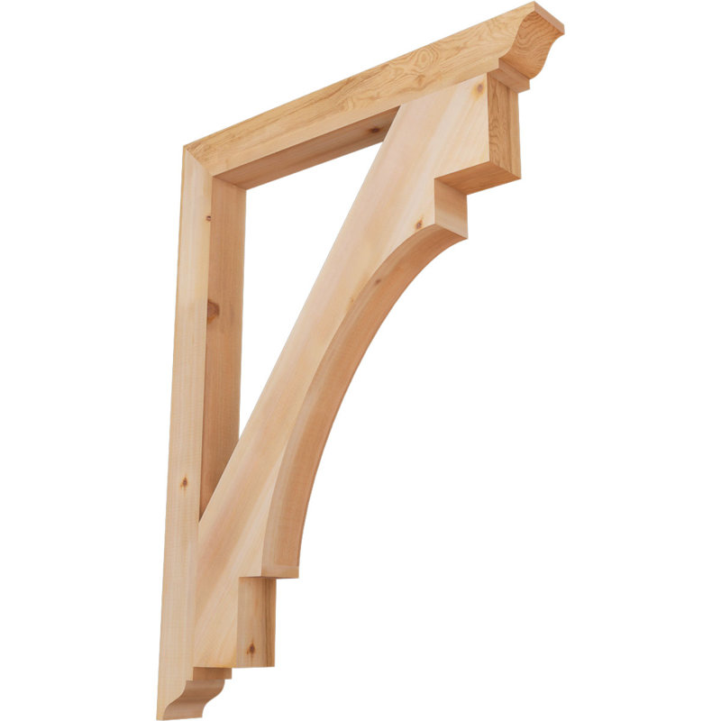 Support Merced, Cèdre rouge de l'Ouest (lisse), H 48 po x l 3,5 po x P 36 po