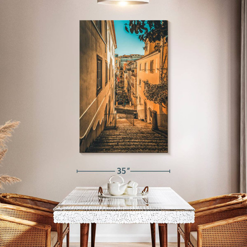 Sireci Lisbon Steep Street, 51" H x 34" W