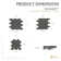 Reward™ Dove 10" x 11" Porcelain Fish Scale Mosaic Tile