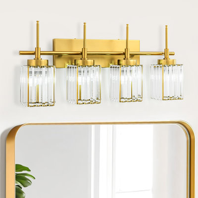 Edgars Modern Crystal Dimmable Vanity Light