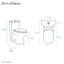 Toilette allongée une pièce Sublime-99927470