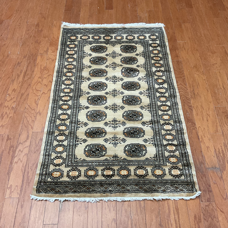  Tapis en laine Bokhara fabriqué à la main