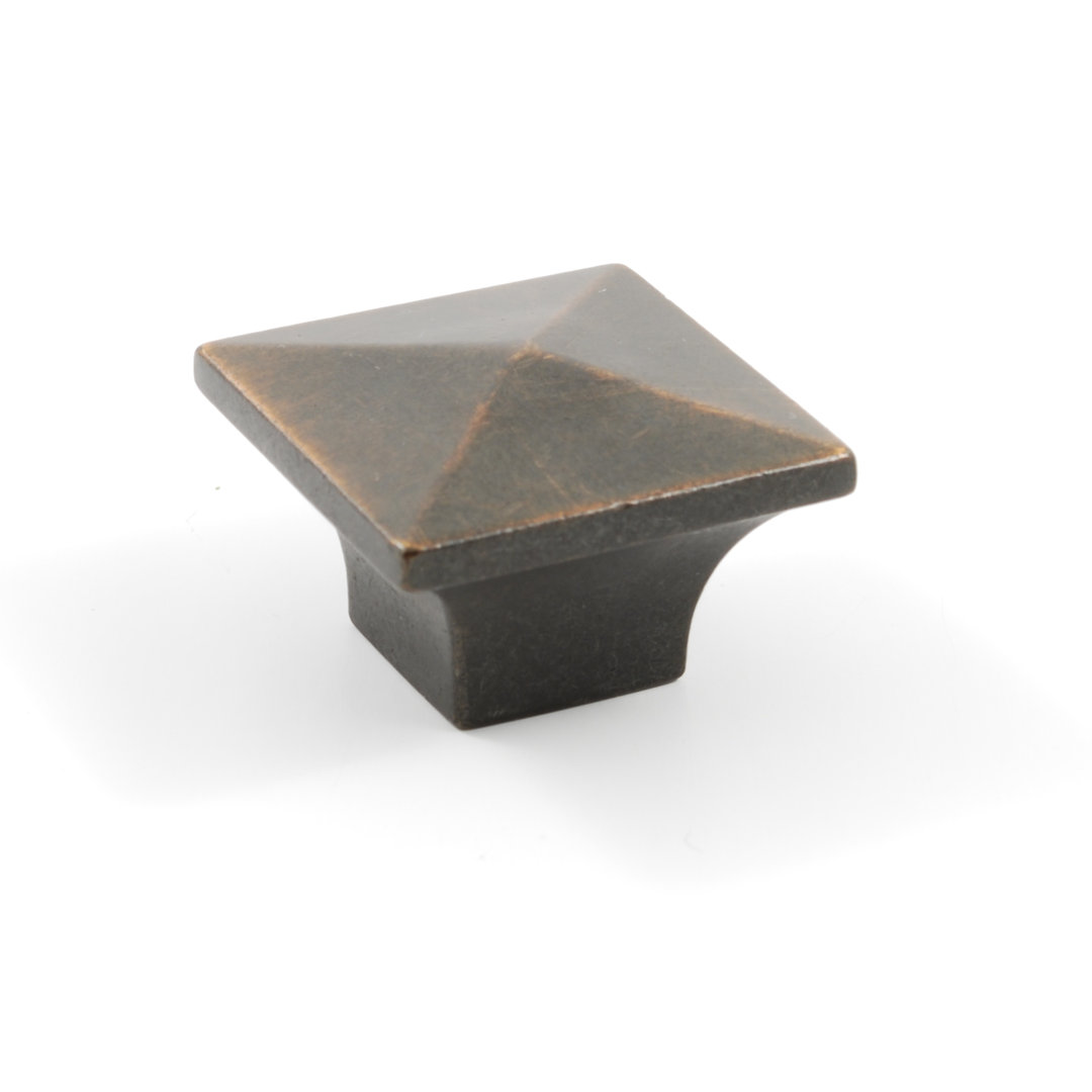 1 1/2" Length Square Knob Residential Essentials 