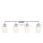Ensemble de meuble-lavabo à quatre lumières avec verre Celino-841604310-841604330