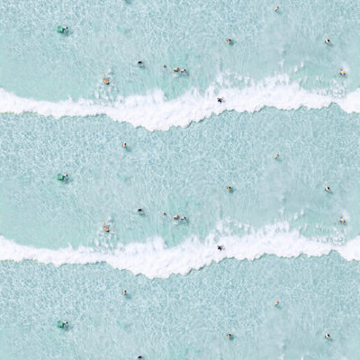 Rouleau de papier peint L 10 pi x l 24 po Ocean Swimmers