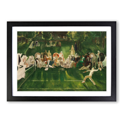 Tennis at Newport Vol.2 by George Bellows - Picture Frame Painting