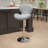 Arkport Swivel Upholstered Adjustable Height Counter Stool with Metal Frame-20132233