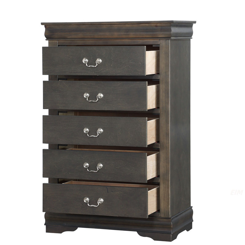 Commode Louis Philippe III, Gris foncé