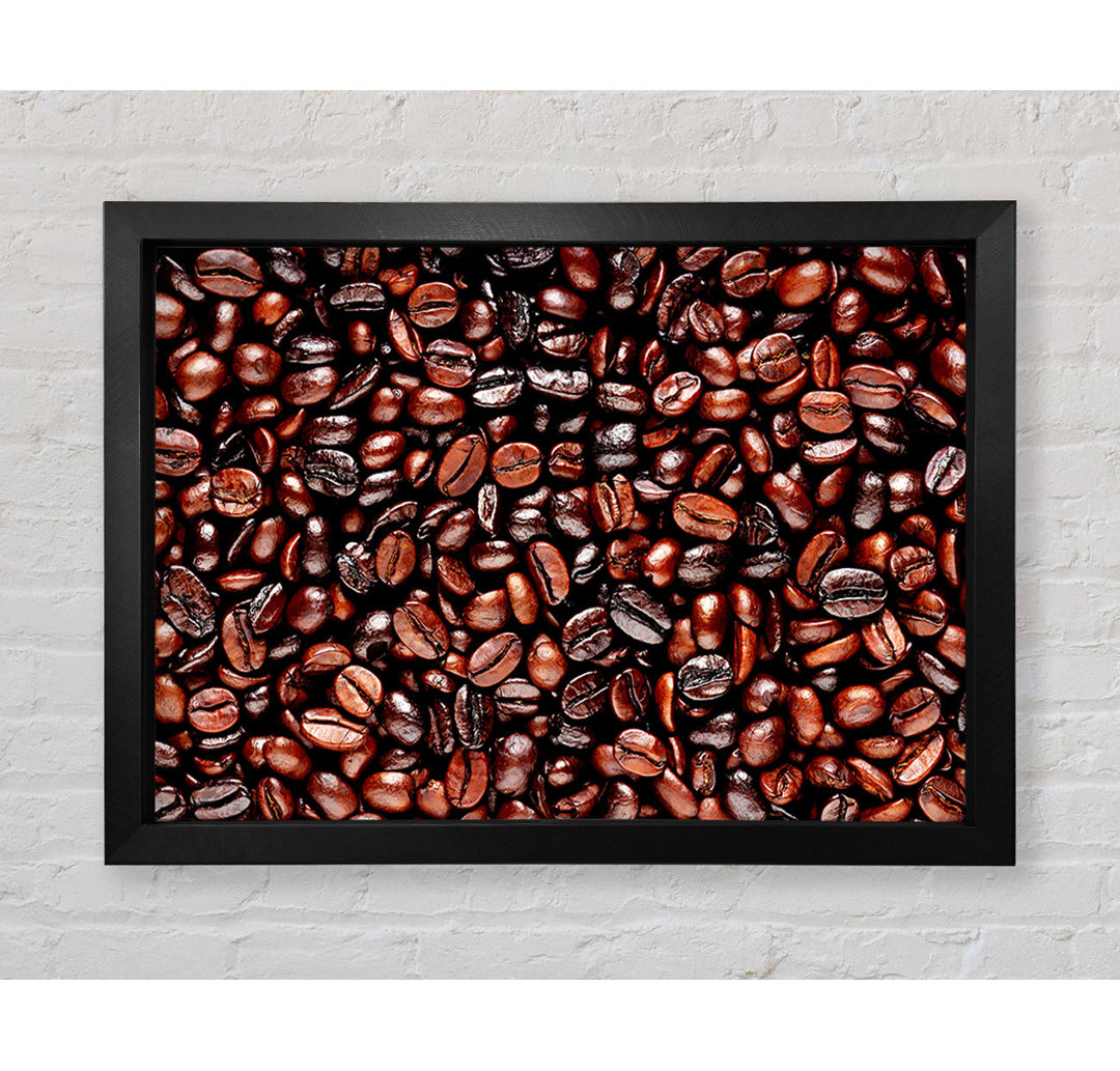 Just Coffee Beans - Einzelne Bilderrahmen Kunstdrucke