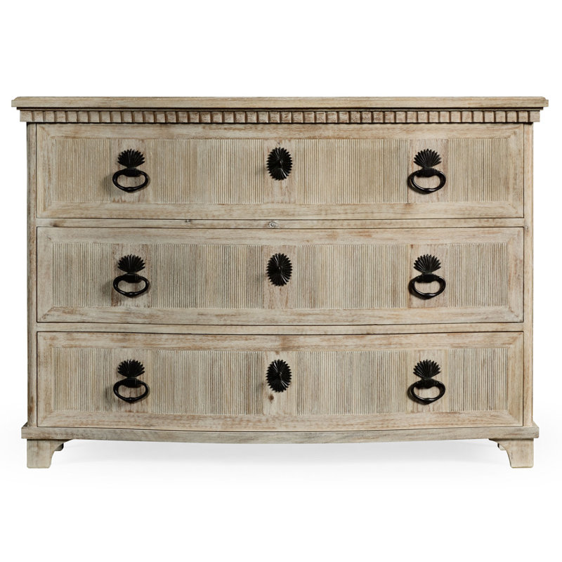 William Yeoward Acacia Solid Wood 50 " W 3 - Drawer Dresser