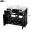 Ensemble de meuble-lavabo autoportant 36 po avec 2 tiroirs et portes à fermeture douce 36 po-813034245