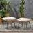 Montana Faux Rattan Outdoor Patio Ottoman With Cushion (Set Of 2) Patio Ottoman Outdoor Ottoman Foot Stool-977615430