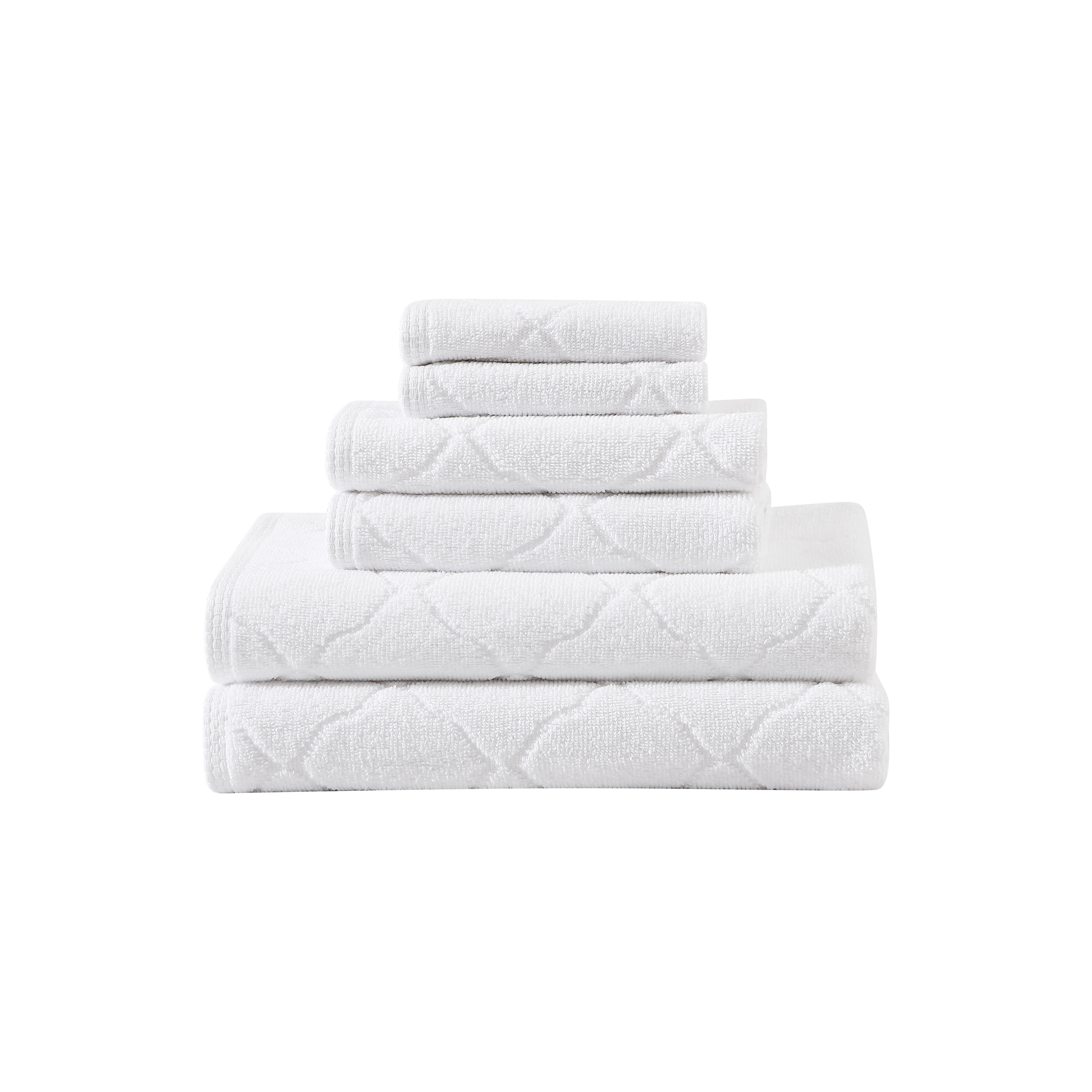 Buy Cora 6 Piece Soft Egyptian Cotton Towel Set, Classic Textured