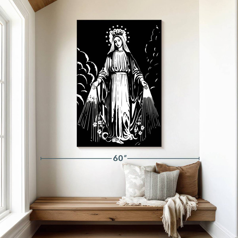 Adella Blessed Mother Mary, 48" H x 32" W