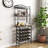 Industrial Wine Rack Bar Table