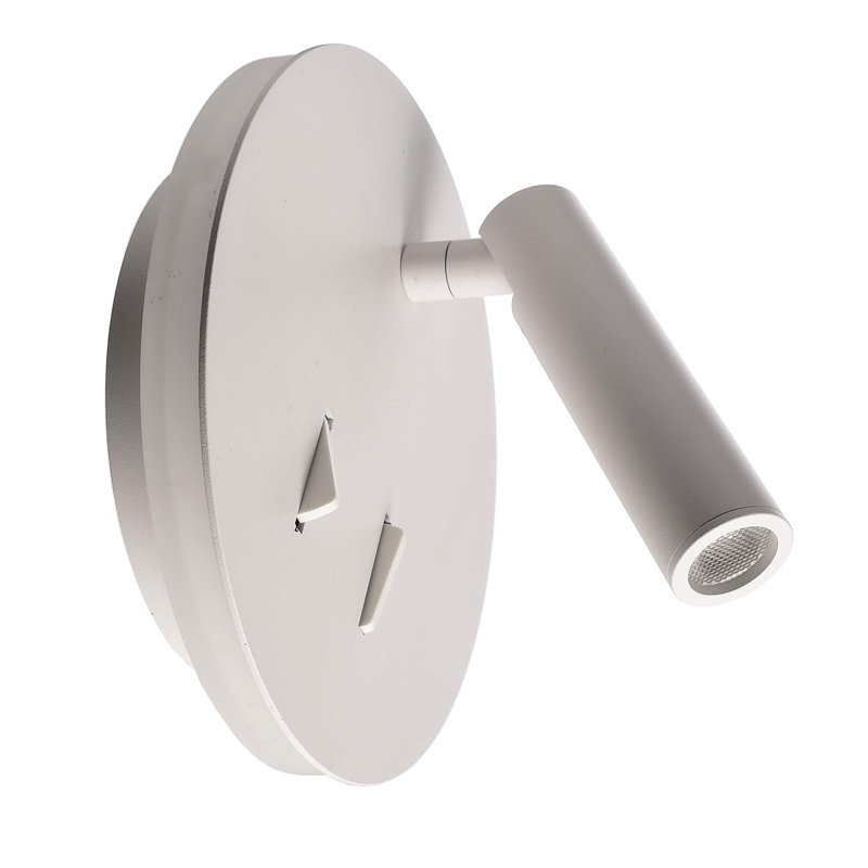 Brahe Aluminium LED Spotlight, White Matt