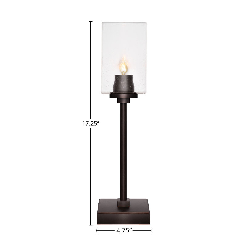 Lampe d'appoint Aneka, Granit foncé