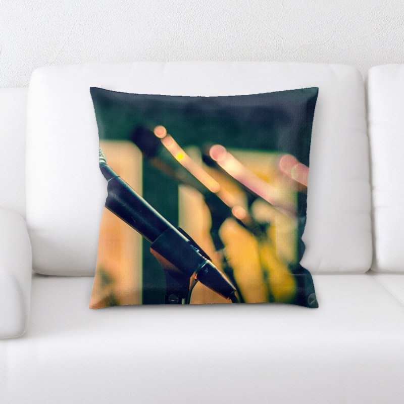 Mic Throw Pillow