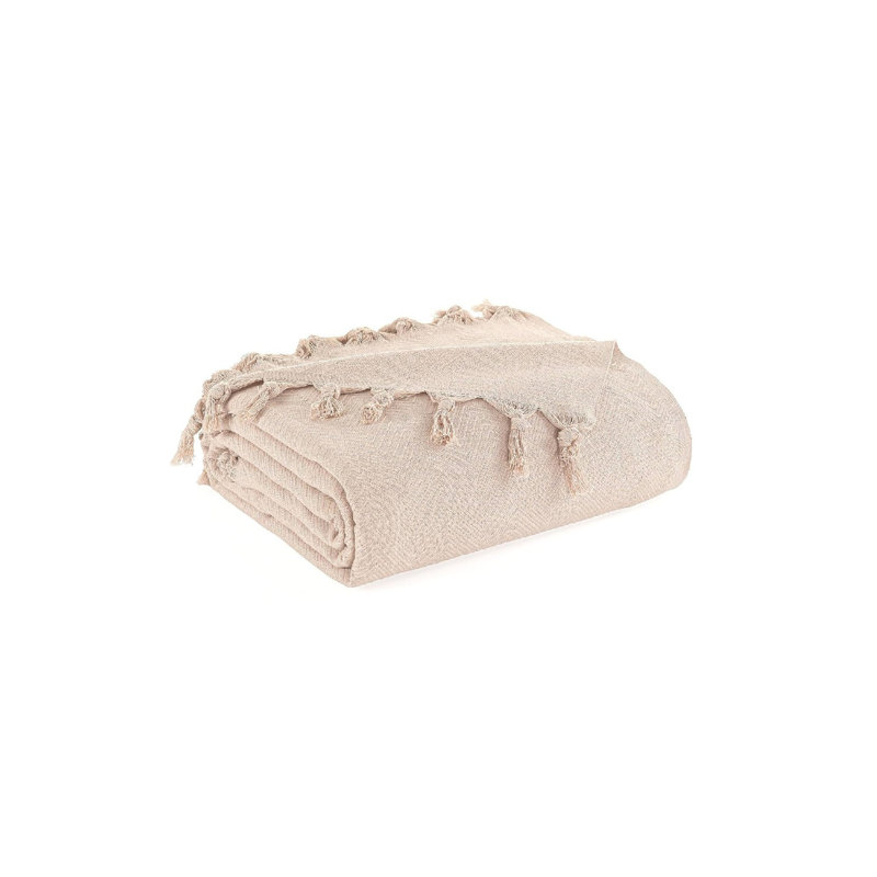 Throw Blanket, 300cm x 180cm, Beige
