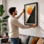 Sun Rising Minimalist - Framed Print-1111046859-1111046710
