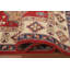 Tapis rouge à motif oriental Kazak
