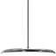 1 - Light Black LED Dome Pendant-38551079-38551080