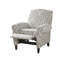 Fauteuil inclinable manuel avec accoudoirs roulés Kirby Grey-54645470